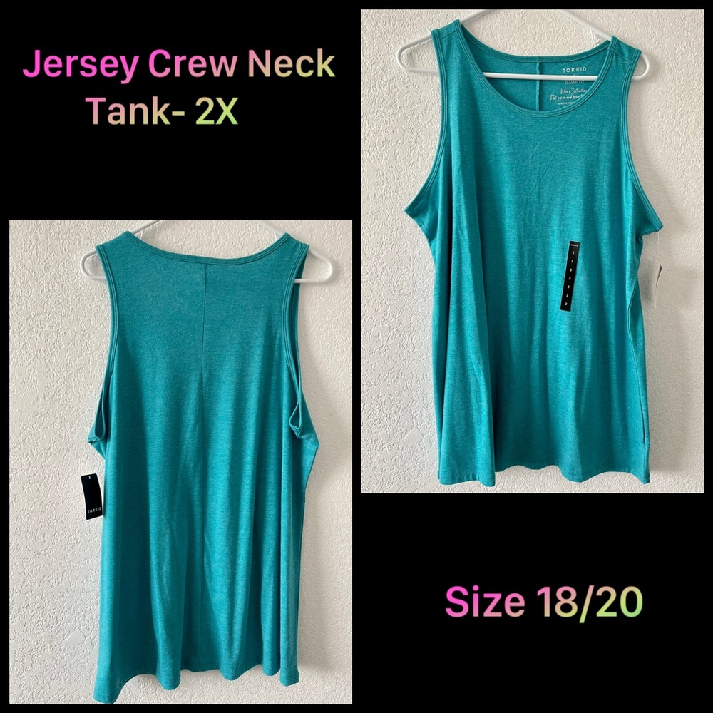Torrid- Jersey Signature Crew Neck Tank Size- 2X